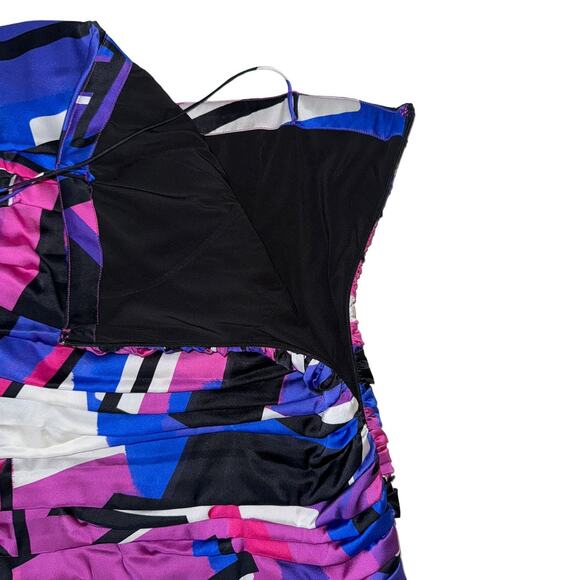 Retrofete Elsie Graffiti Micro Mini Dress Size Medium - Picture 9 of 12